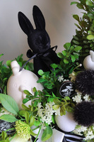 Wielkanocna 2 Aura, wielkanocny wianek na drzwi z zającem