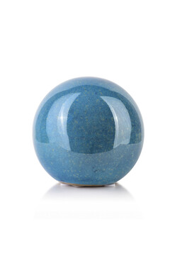 Saggio Blue, kula dekoracyjna figurka, wym.9x10x10cm
