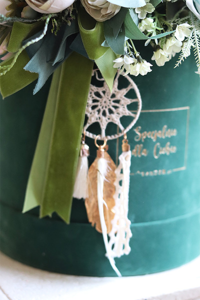 Dzień Babci i Dziadka Spring, wiosenny flowerbox, wym.37x37cm