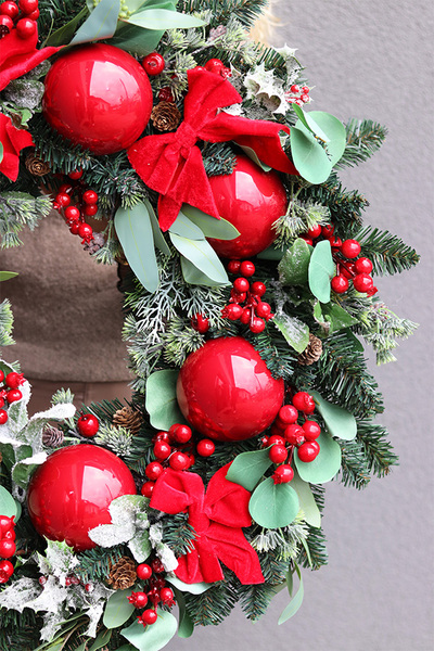 Apart XXL, klasyczny bożonarodzeniowy wieniec