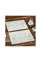 Willow Bough Blue podkładki korkowe średnie