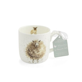 Happy Pets, porcelanowy kubek, owca, poj.310ml