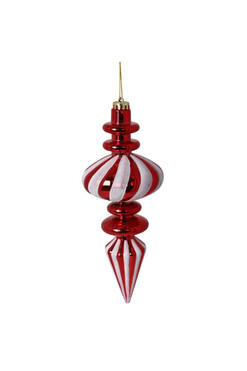 OD RĘKI XMAS Classic, bombka plastikowa zawieszka A, dł.23cm