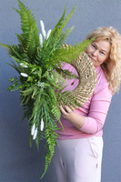 Zieleń na Podhalu, asymetryczny zielony wianek