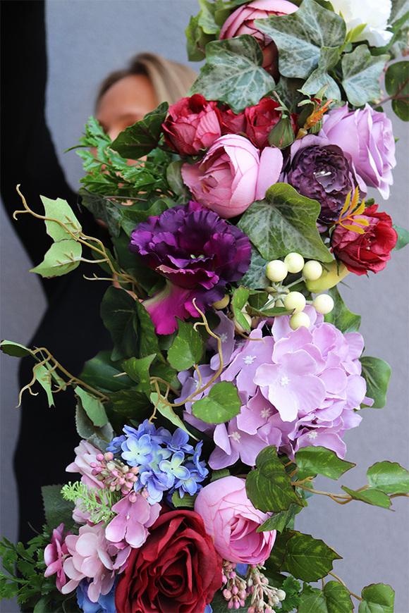 girlanda kwiatowa, Jussa, dł.100cm