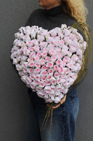 Różane Pink Volcan, komplet dekoracji nagrobnych