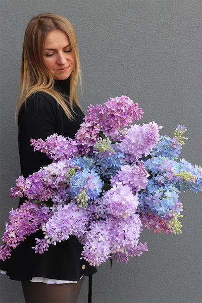 Bzy Deluxe Premium, gumowy bez kwitnący lilak