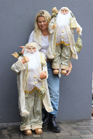 bożonarodzeniowa figurka/miękki stojący Mikołaj G, wys.92cm	