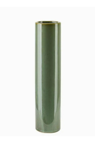 Earth Green, nowoczesny wazon, zielony, wym.30x7cm