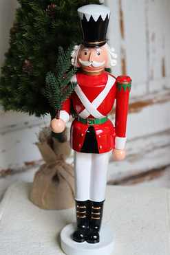 OD RĘKI Andersen, figurka bożonarodzeniowa dziadek do orzechów, wys.48cm