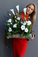 Kallito, dekoracja nagrobna z dedykacją