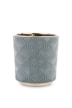 Leiria, ceramiczna osłonka na kwiaty, B, wym.14.5x13.5cm