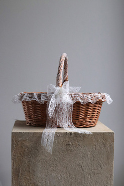 Frills, dekorowany koszyczek wielkanocny, wys.20cm