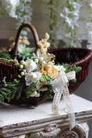 Nelista, dekorowany koszyczek wielkanocny, wys.25cm