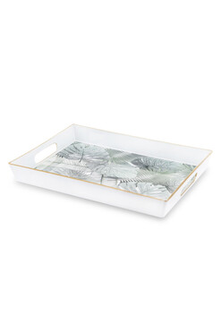 OD RĘKI Decoradore Tropicana, taca melaminowa, wym.3,5x29,5x22cm