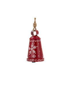 Weyburn A, świąteczny dzwonek metalowy, kpl.2szt, wym.14.5x8cm