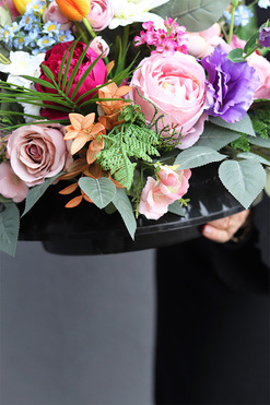 Kolores, komplet dekoracji nagrobnych, kompozycja + bukiet