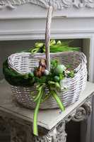 Maryna, dekorowany koszyczek wielkanocny