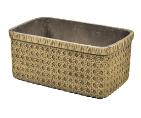 Boho, donica korytko miodowa B, wym.50x31x22cm