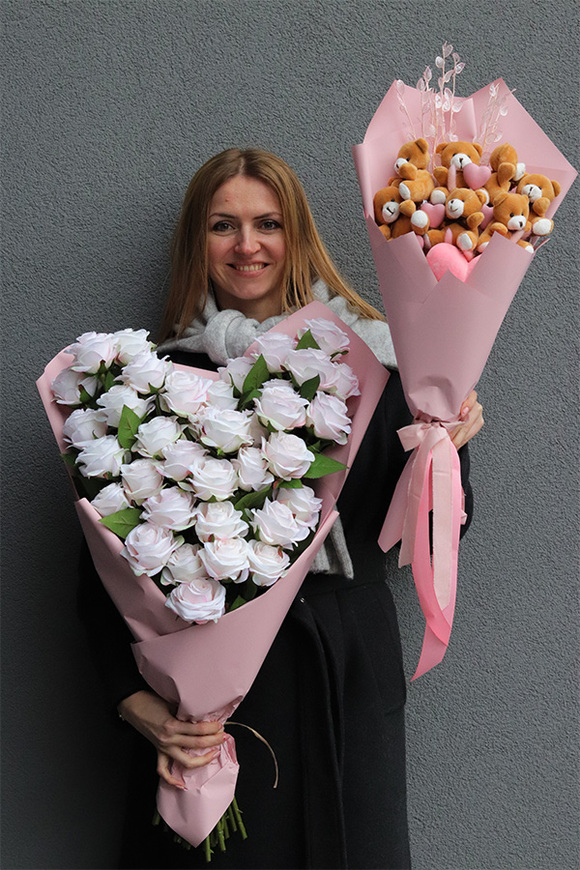 Teddy 4 Love, bukiet pluszowych misiów