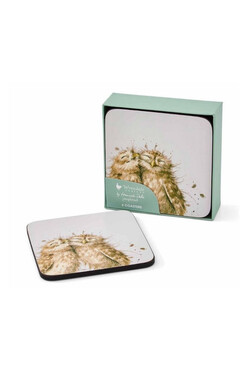 Wrendale Owl, podkładki korkowe, małe, 6szt