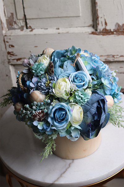 kompozycja marynistyczna w drewnie, Oceania Wood, wym.27x24cm