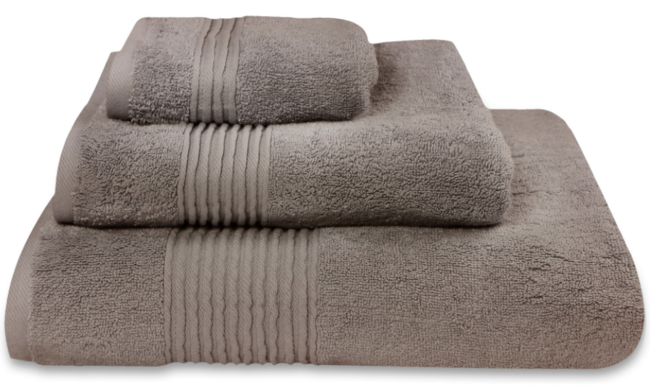 bawełniany ręcznik Basic, kolor brązowy, wym50x100cm 