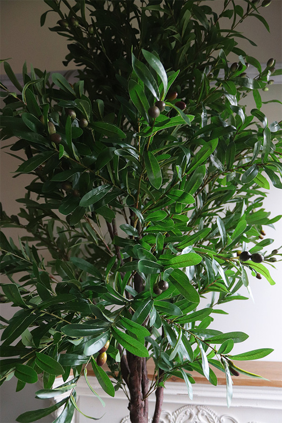 Oliwka Concrete, sztuczne drzewko w betonowej donicy