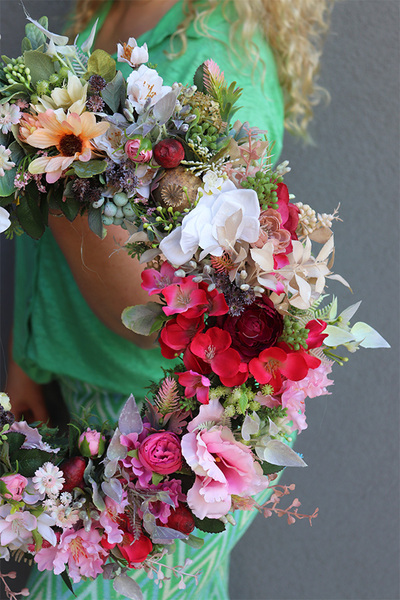 Majówka, wianek dekoracyjny na drzwi