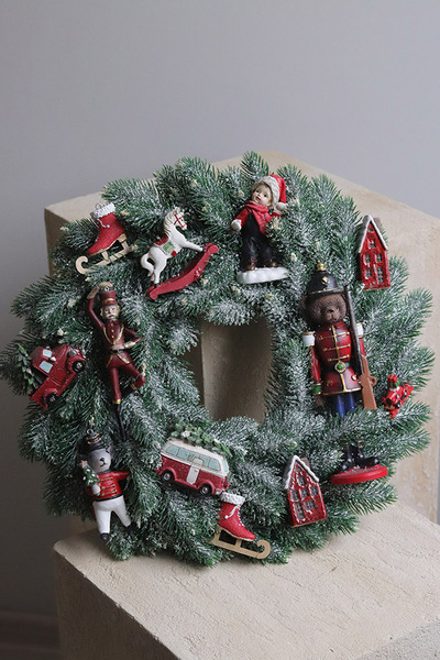 Xmas Land, świąteczny wianek dekoracyjny