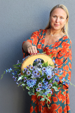 Meruta Angels, dekoracja nagrobna na plastrze drewna, wym.30x74cm