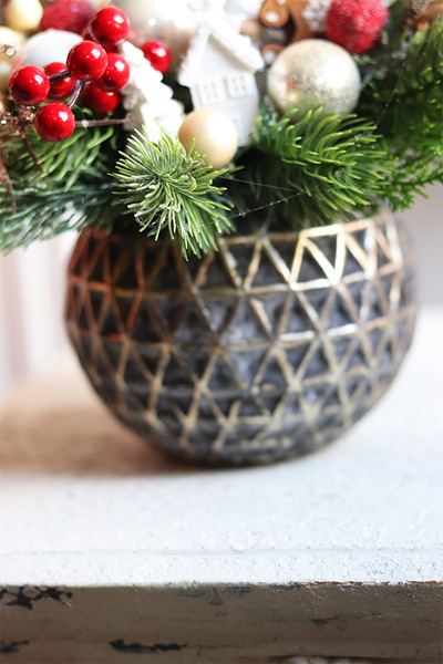 Nasza Zima, świąteczny stroik ze świecą