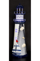 dekoracja marynistyczna Latarnia Morska LED, wym.28.5x9.5x9.5cm