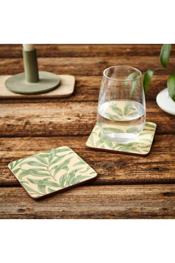 Willow Bough Green, podkładki korkowe, małe, 6szt