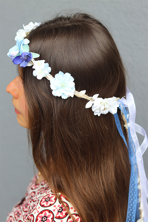 Blue Delicate, wianek na głowę, rozmiar uniwersalny