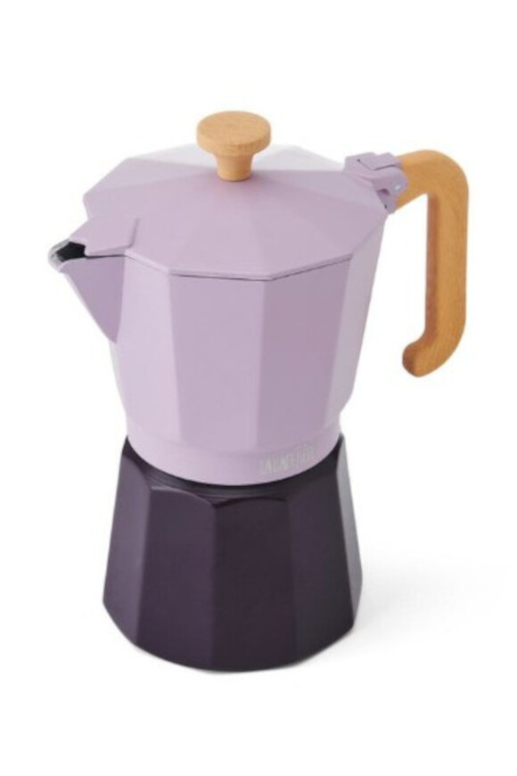 La Cafetière Venice, metalowa kawiarka, fioletowa, poj.290ml 