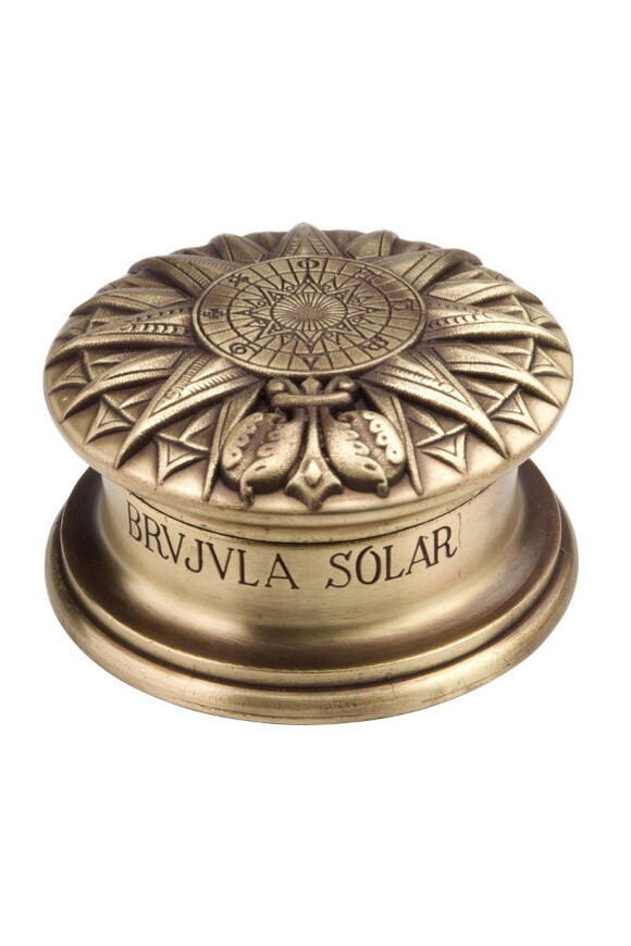 Brujula, ekskluzywny kompas solarny z mosiądzu