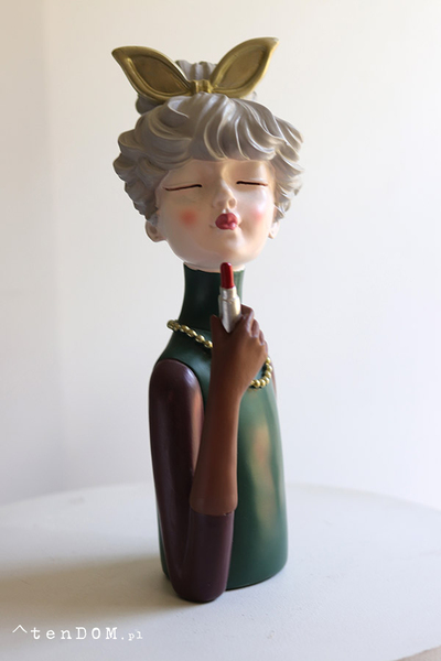 Mademoiselle, figurka dekoracyjna kobieta	