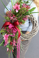 Asmetrio Deluna, kolorowy wianek na drzwi