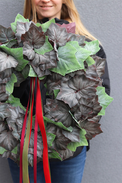 Jesienne Rumieńce 2, jesienny wianek na drzwi