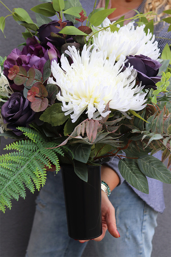 Selenida Lucilea, elegancki bukiet nagrobny, wys.53cm