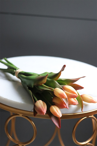 bukiet tulipanów silikonowych, Genotte Peach