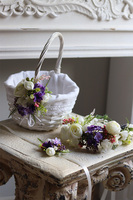 Wiosenny Czas, dekorowany koszyczek wielkanocny