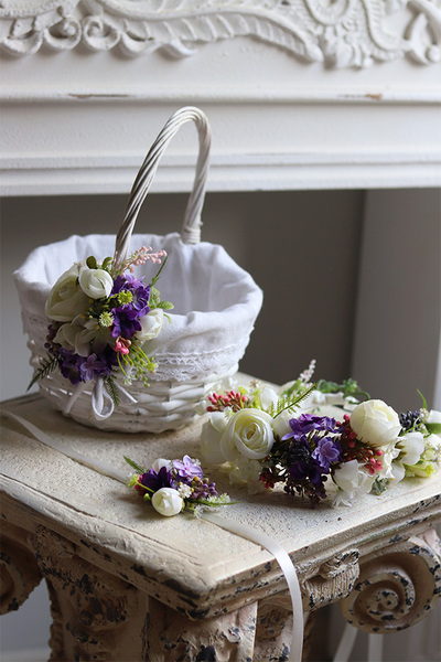 Wiosenny Czas, dekorowany koszyczek wielkanocny