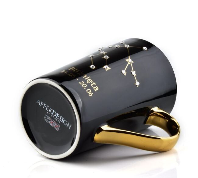 kubek na prezent, Zodiac Glamour, Bliźnięta, poj.430ml