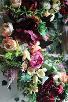 Bordolia, ozdobny wianek na drzwi, śr.47cm