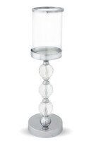 Alina, elegancki świecznik glamour, wym.41x12x12cm