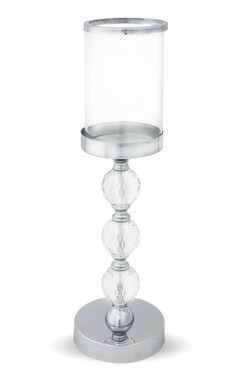 Alina, elegancki świecznik glamour, wym.41x12x12cm 