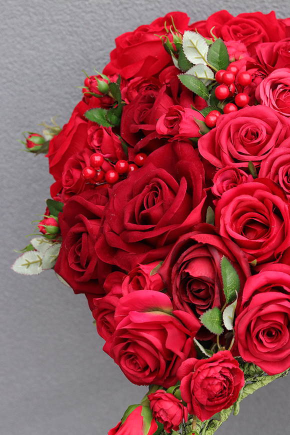 Sercowa Sprawa, kompozycja nagrobna w naczyniu serce