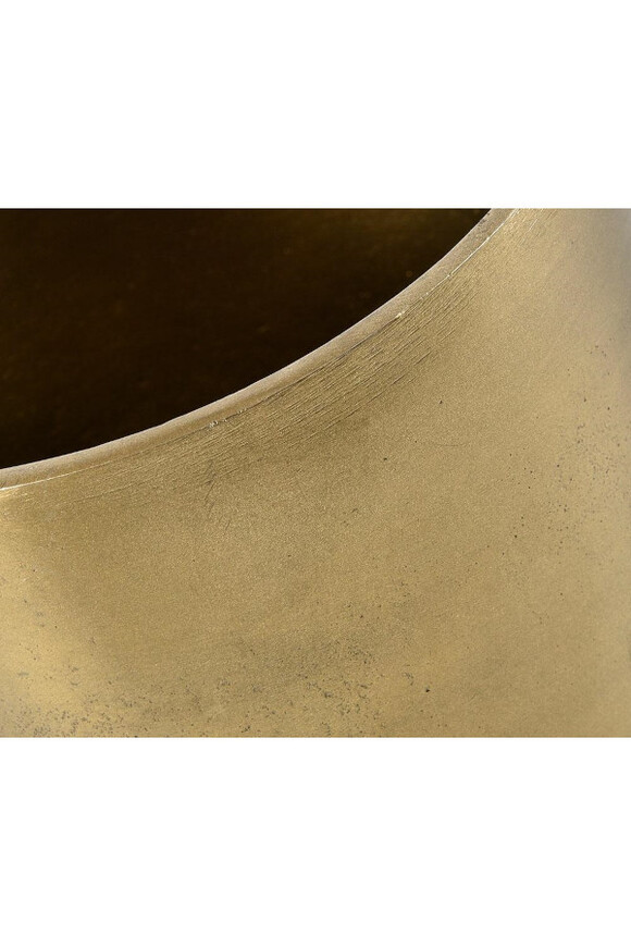 Gold Line, metalowy wazon na nóżkach, wym.15x15x20cm